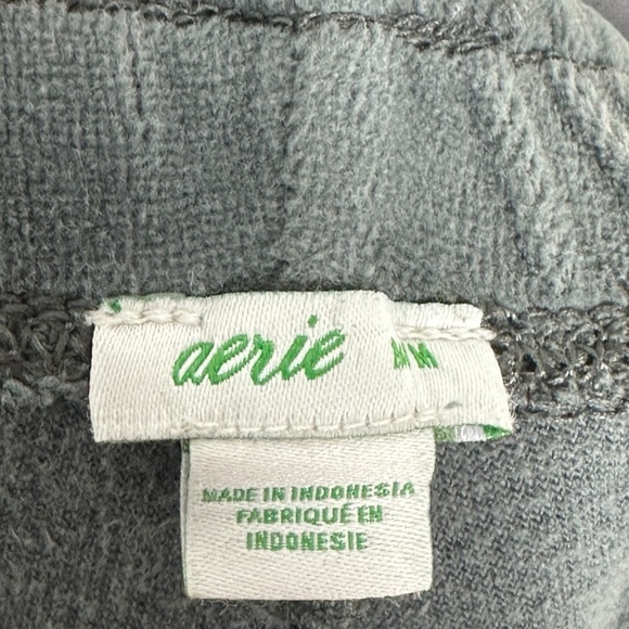 Aerie Velvet Velour Joggers Womens Size Medium Sweat Pants Elastic Waist Lounge - Picture 2 of 14